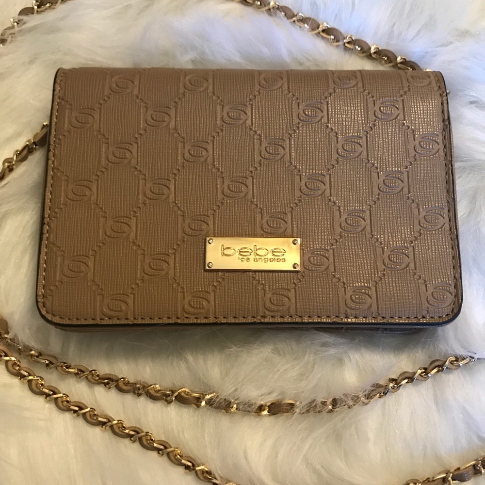 Bebe Saffiano Crossbody Purse π - Picture 1 of 5